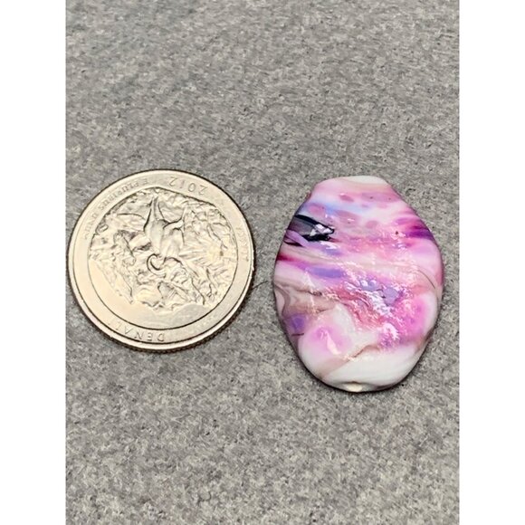 Handmade Colorful Swirled Lampwork Glass Beads - Picture 4 of 8